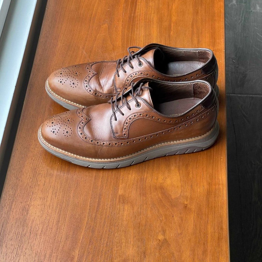 Johnston & Murphy - Men's Shoes Vaughn Longwing - Cognac - 24-2374